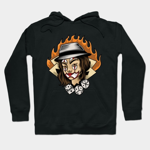 Punchinello Hoodie by mystiza_art